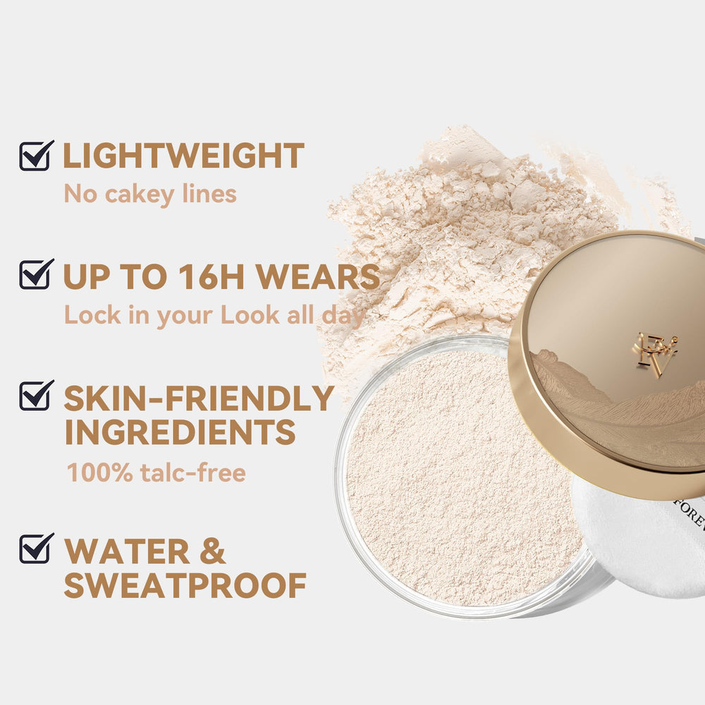 FV Poudre Translucide – technique fixation longue durée après fond de teint.
