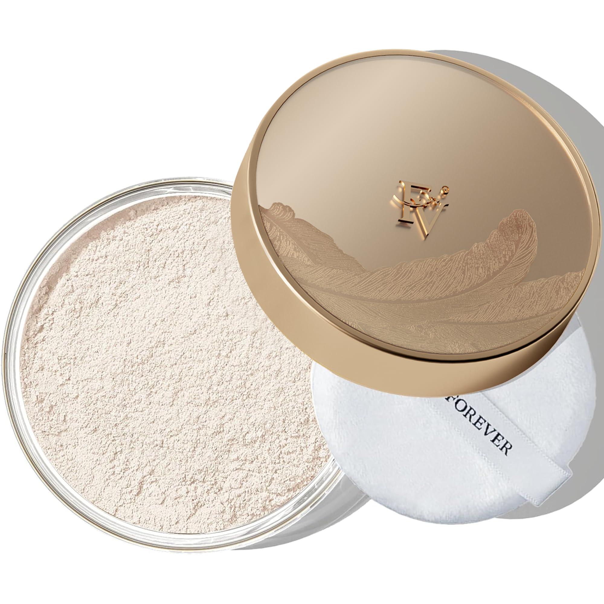 FV Poudre Translucide – flacon: absorption d'huile et finition mate durable.