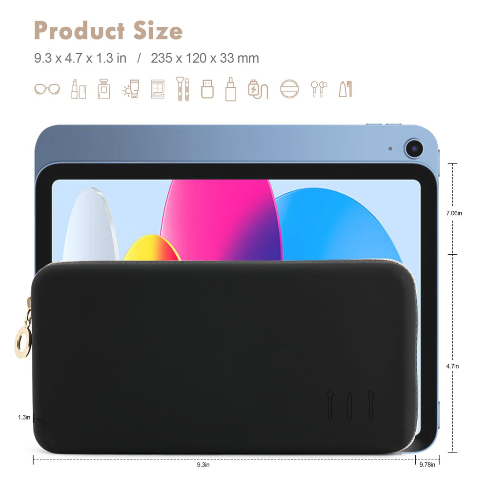 FVION design compact pochette pinceaux: grande capacité sans encombrement