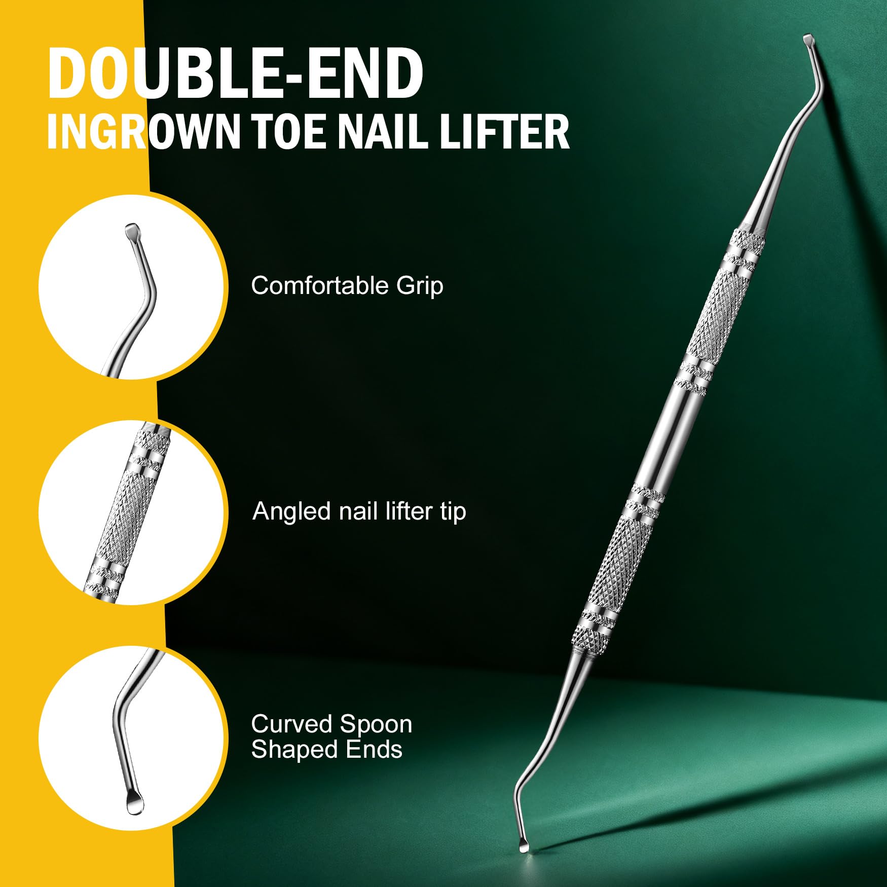FVION kit pédicure à domicile pour ongles épais et irréguliers.