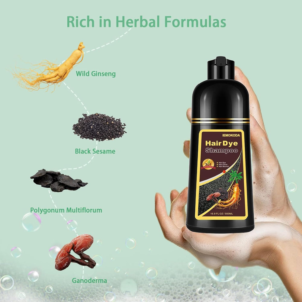 Formule naturelle sans parabènes ni ammoniaque, riche en ingrédients herbacés.
