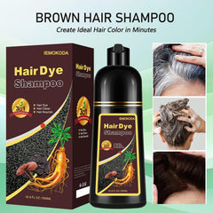 Fvquhvo brun clair, coloration instantanée pour cheveux fins