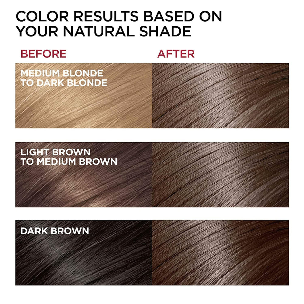 Cheveux brun clair rehaussés après coloration Fvquhvo