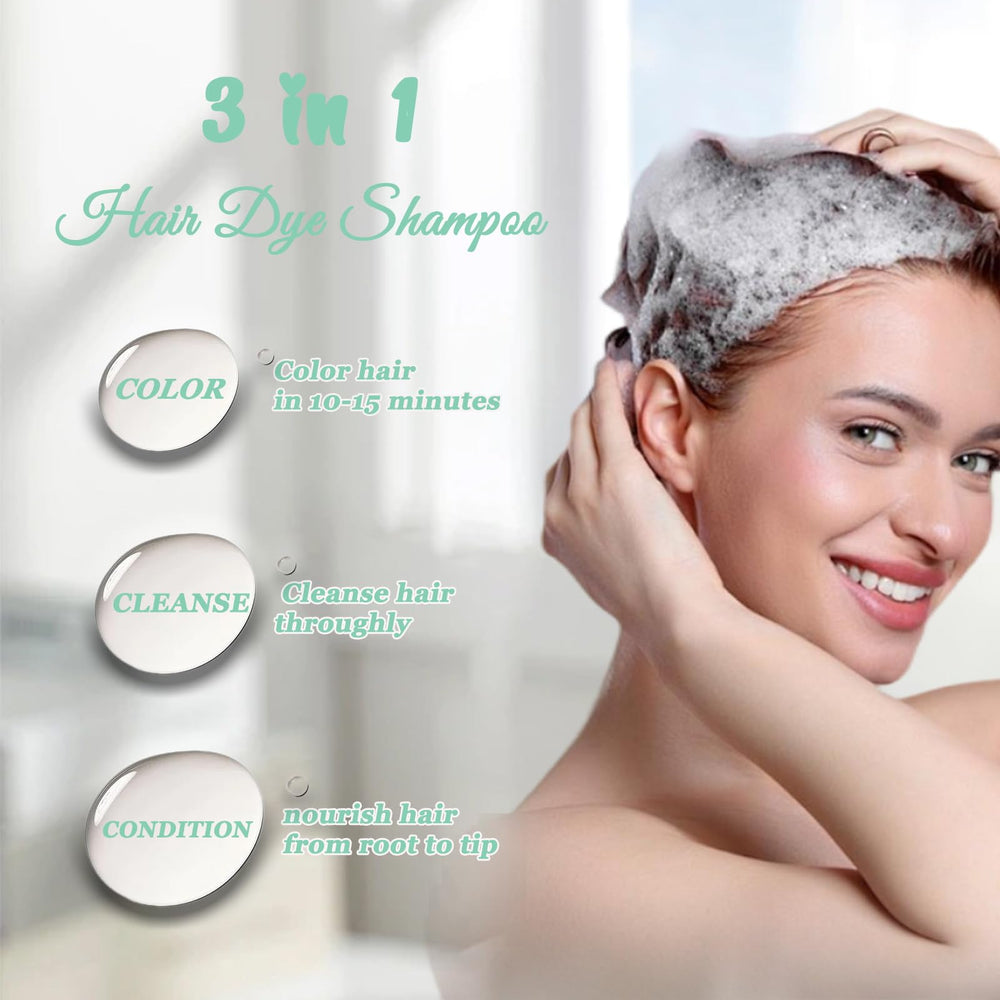 Fvquhvo produit 3 en 1 colorant et soin pour cheveux.