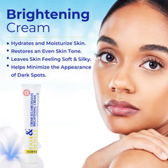 Texture crème-visage F&W, expérience d'application douce et rapide.