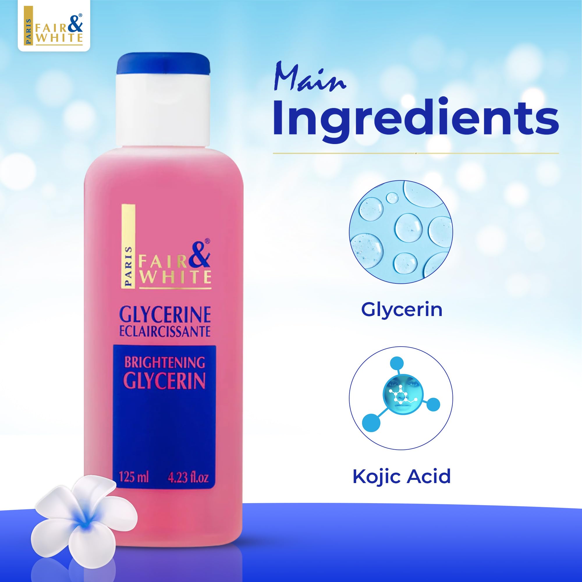 Fair and White Original Glycerin - bouchon doseur pratique pour doser facilement