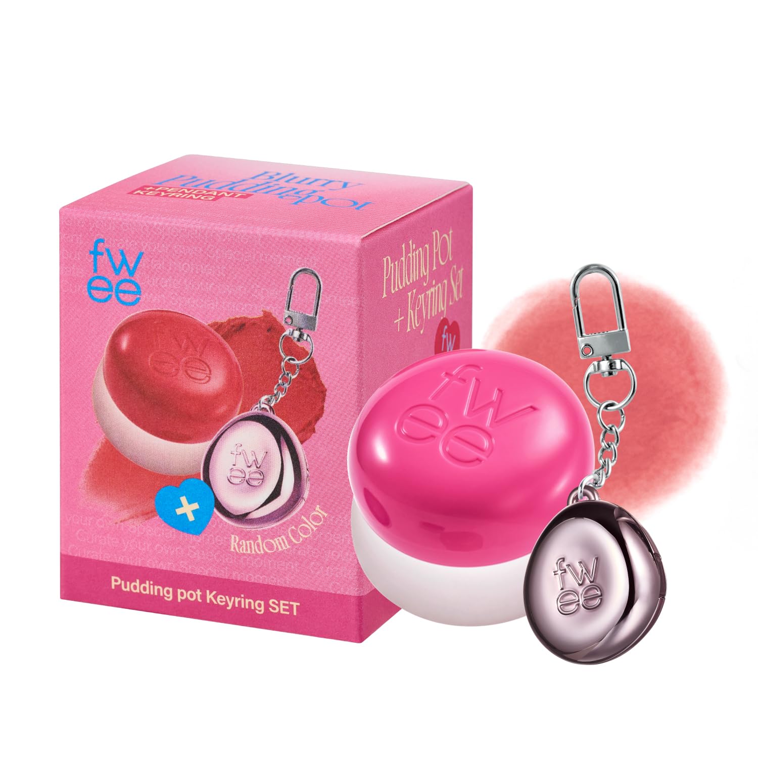 Ensemble fwee Blurry Pudding Pot etui, pratique pour retouches en déplacement.