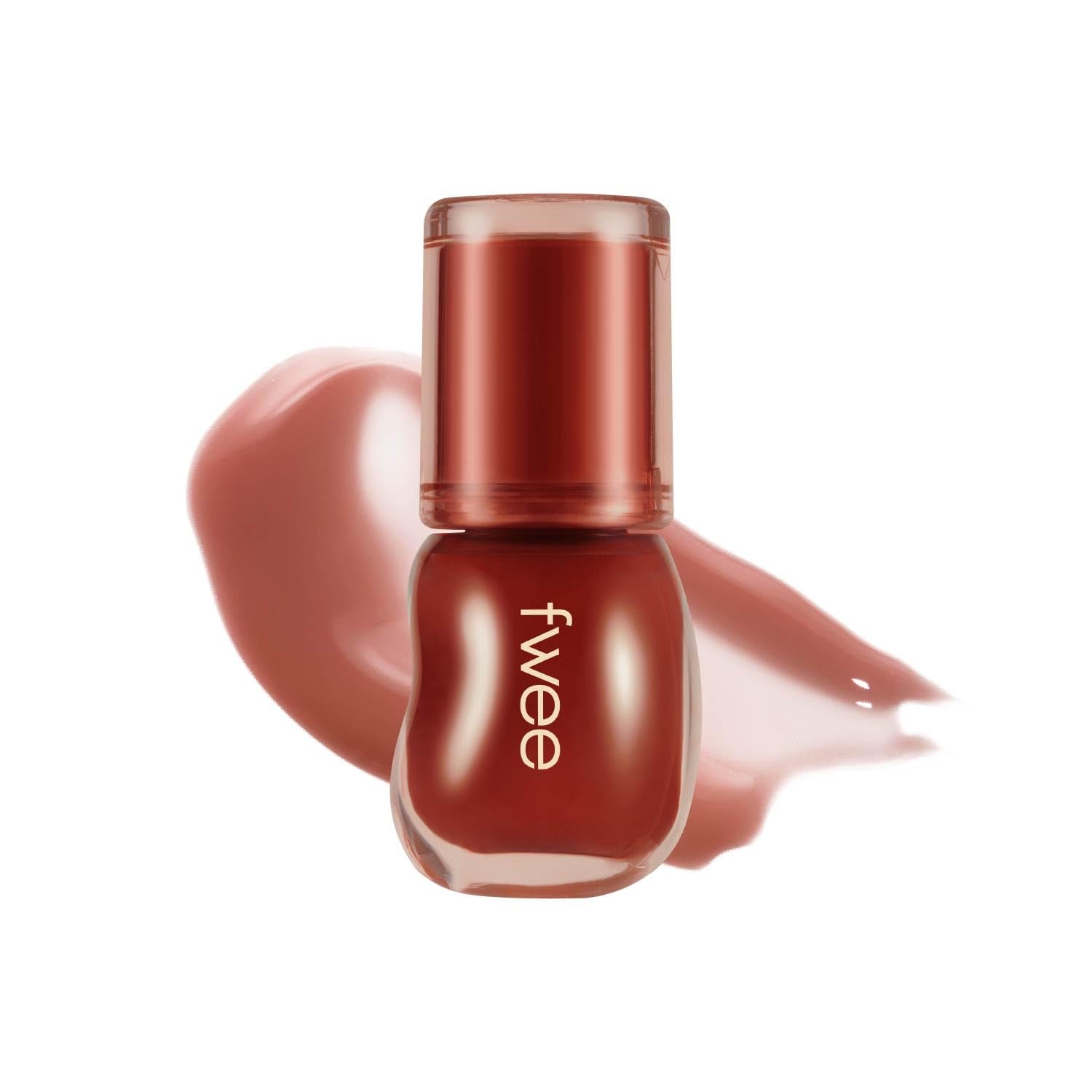 Fwee Vernis à lèvres 3D volumant, pigment 30%, effet naturel et hydratant