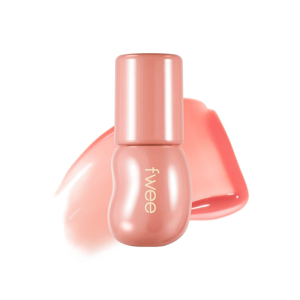 Fwee brillance 3D volumisant Vanille 70% sur les lèvres, couleur riche et durable.