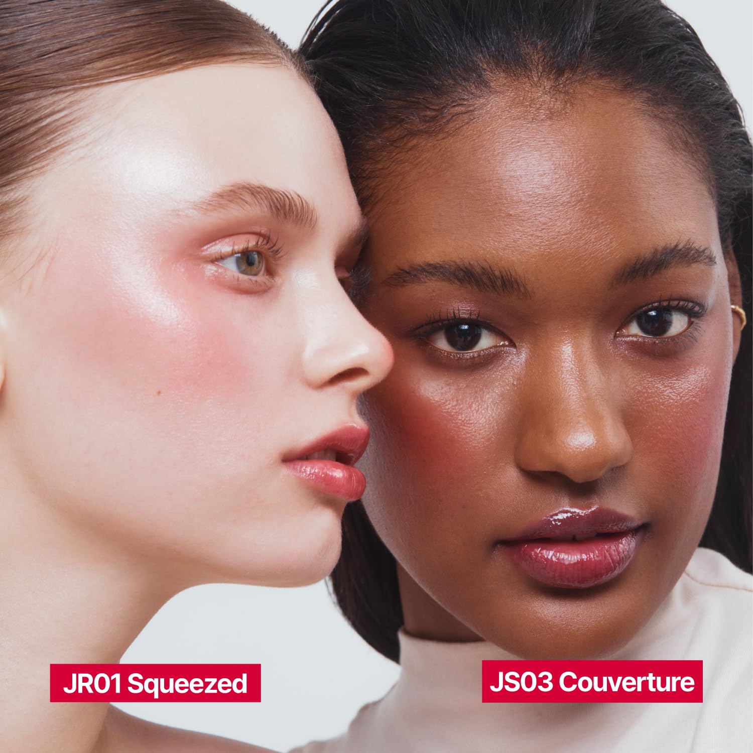 Fwee propose 18 teintes, dont une version nacrée pour le visage.
