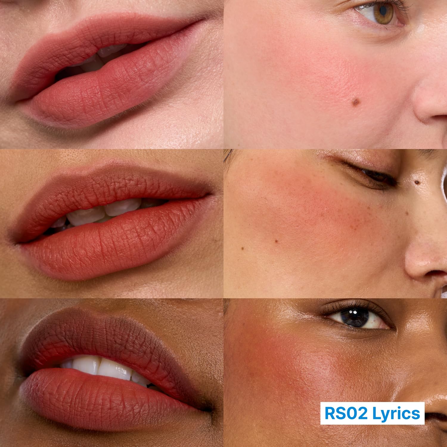 Texture pudding douce de fwee Lyrics Rose Brown, application fluide.