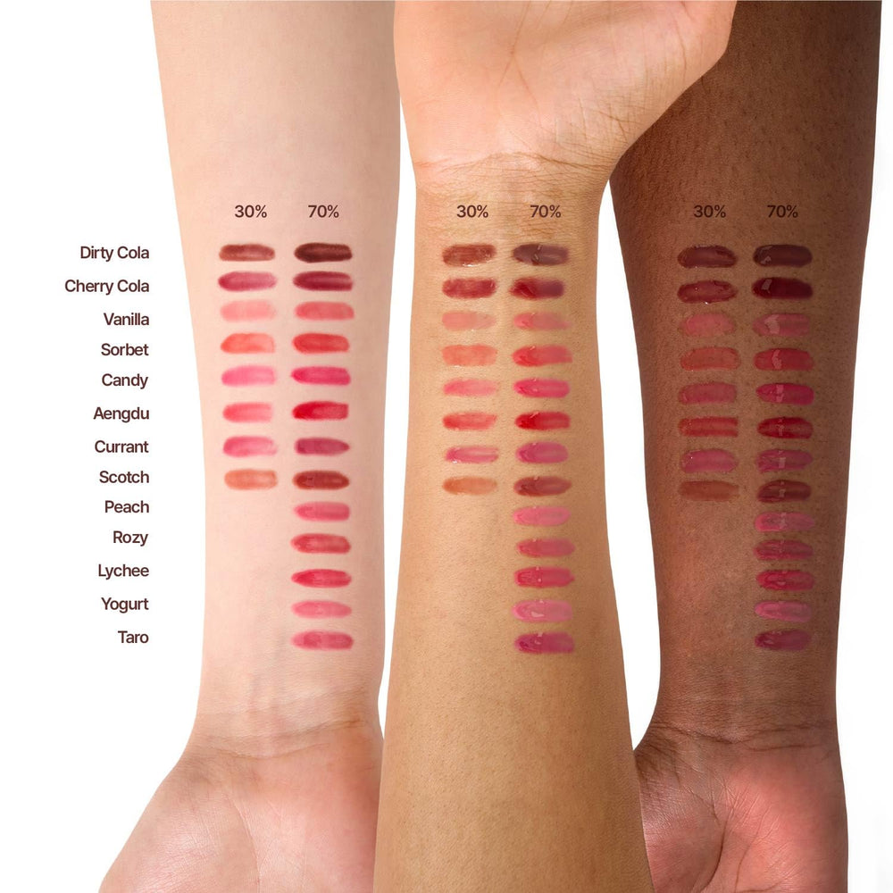 fwee 3D Voluming Gloss pigment 70 pourcent couleur vive