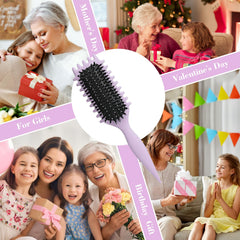 FXIYILTS brosse-cheveux-distribution-produits, capte et répartit les soins pour une coiffure uniforme.