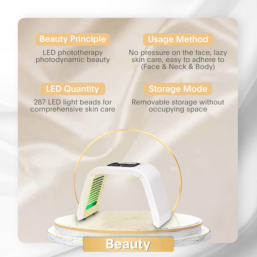 Masque Fxtiaa LED violette pour le visage, expérience soin spa à domicile