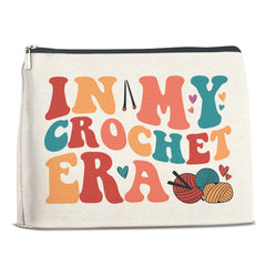 FYDHQSS Pochette maquillage crochet avec fermeture éclair, rangement pratique lors de déplacements