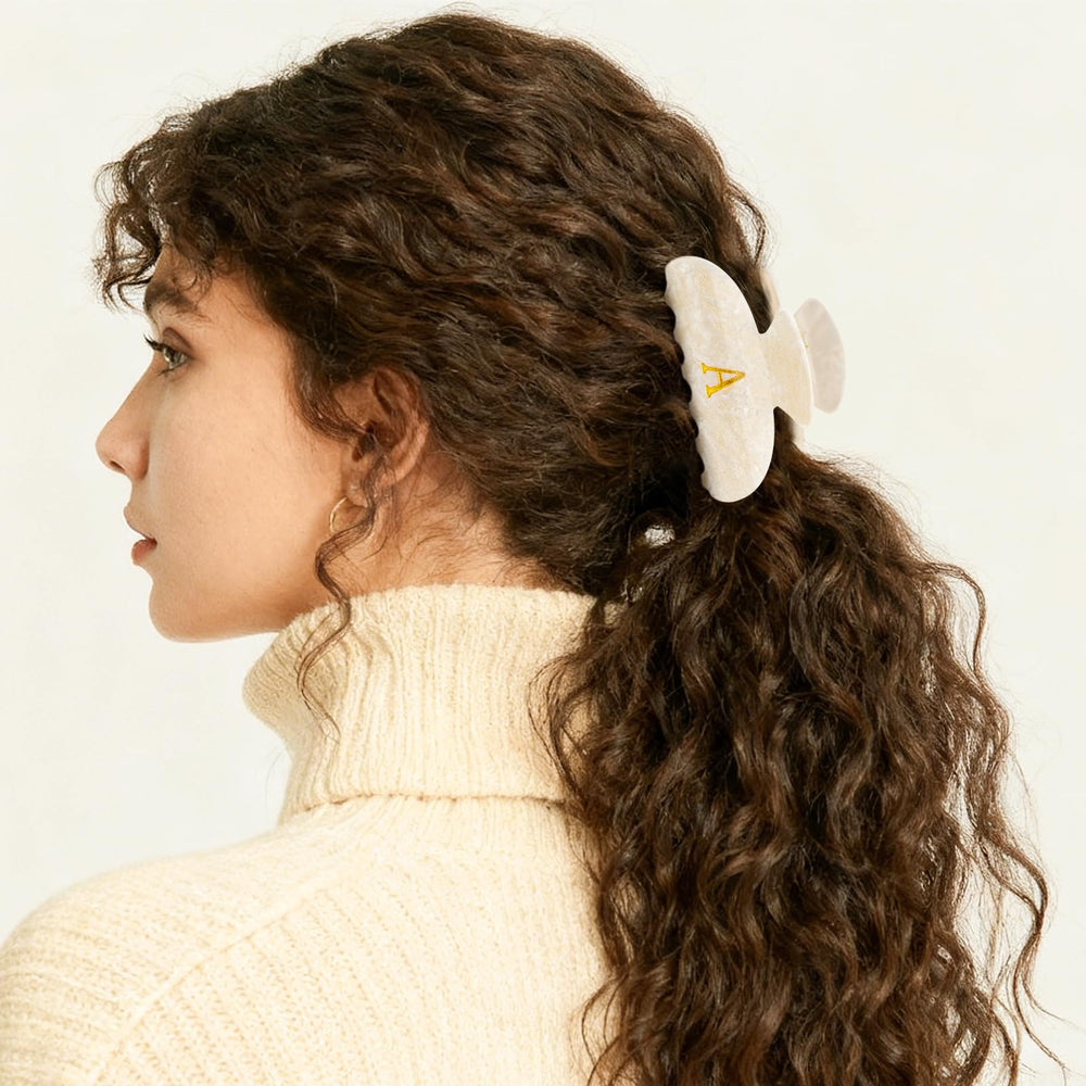 Fycert pinces-cheveux init glitter lavande: touche pastel élégante pour un look soigné.
