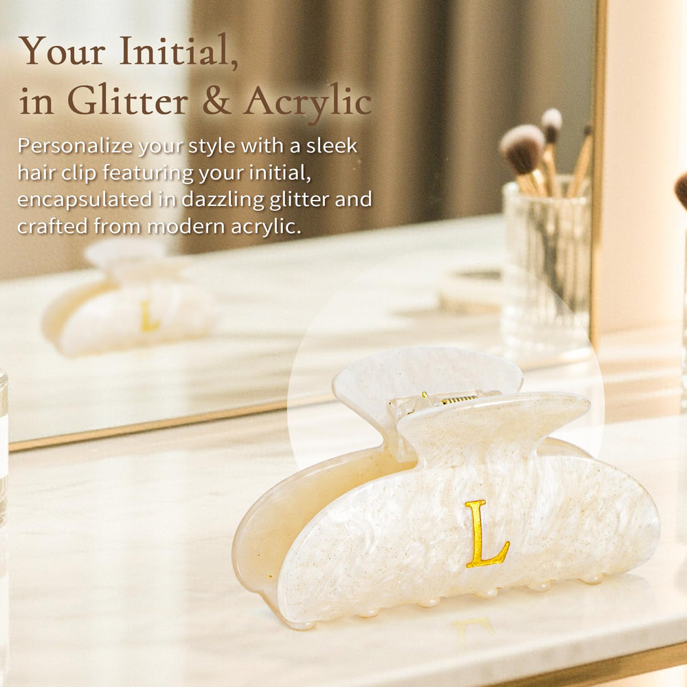 Fycert pinces-cheveux init glitter rose: style rapide et tendance pour toutes les occasions.
