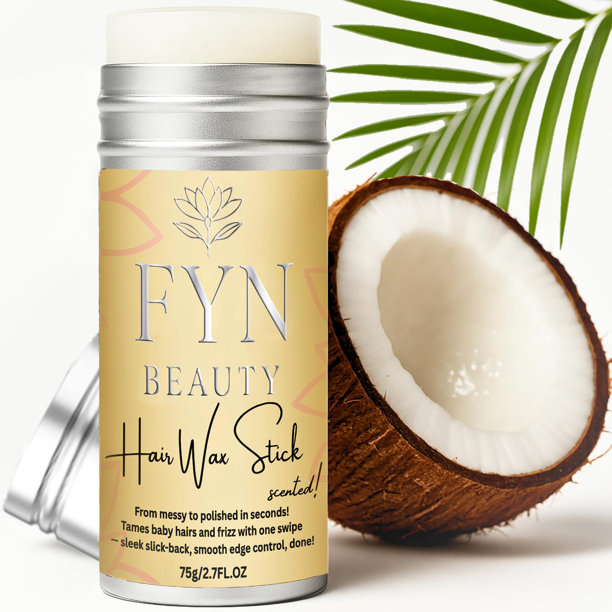 FYN Beauty stick cire cheveux: application-coiffage-lisse pour un fini durable.