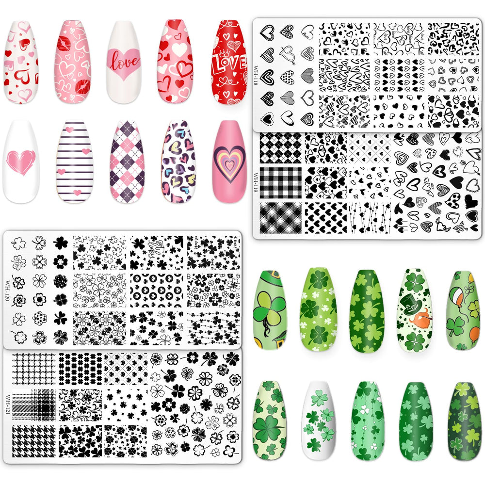 FYSUIMU trèfle Saint-Patrick, look festif et chanceux sur ongles
