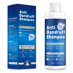 FYZMTL Shampoing anti-pellicules en bouteille apaise le cuir chevelu.