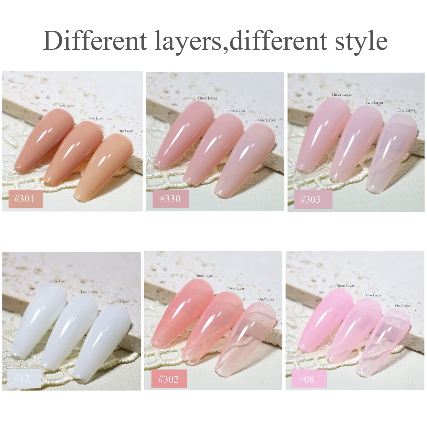 FZANEST Jelly Nude: emballage soigné facilitant une routine soin des ongles.
