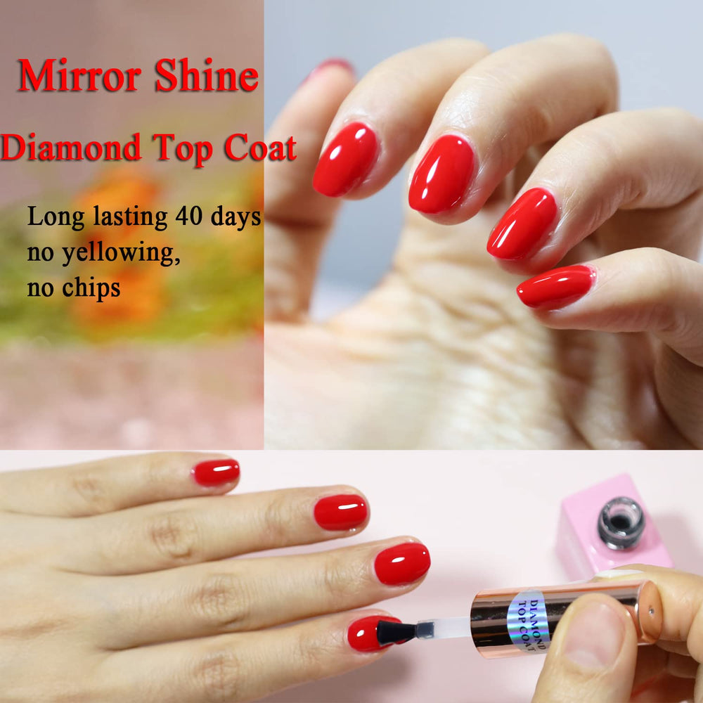 FZANEST Brillance miroir durable protégeant le nail art.