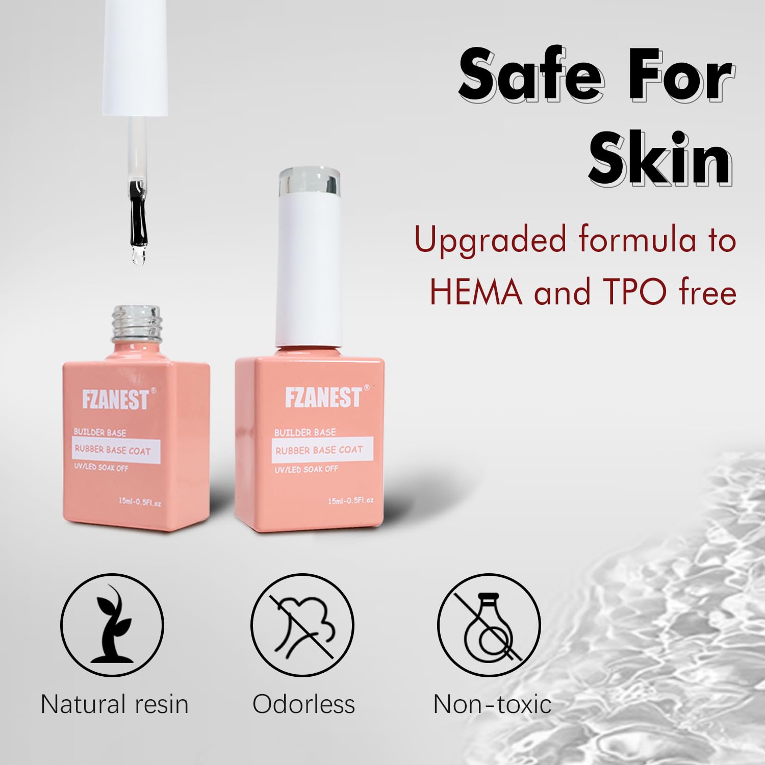 Kit Gel Base 5-en-1 FZANEST, polyvalent et facile d’utilisation