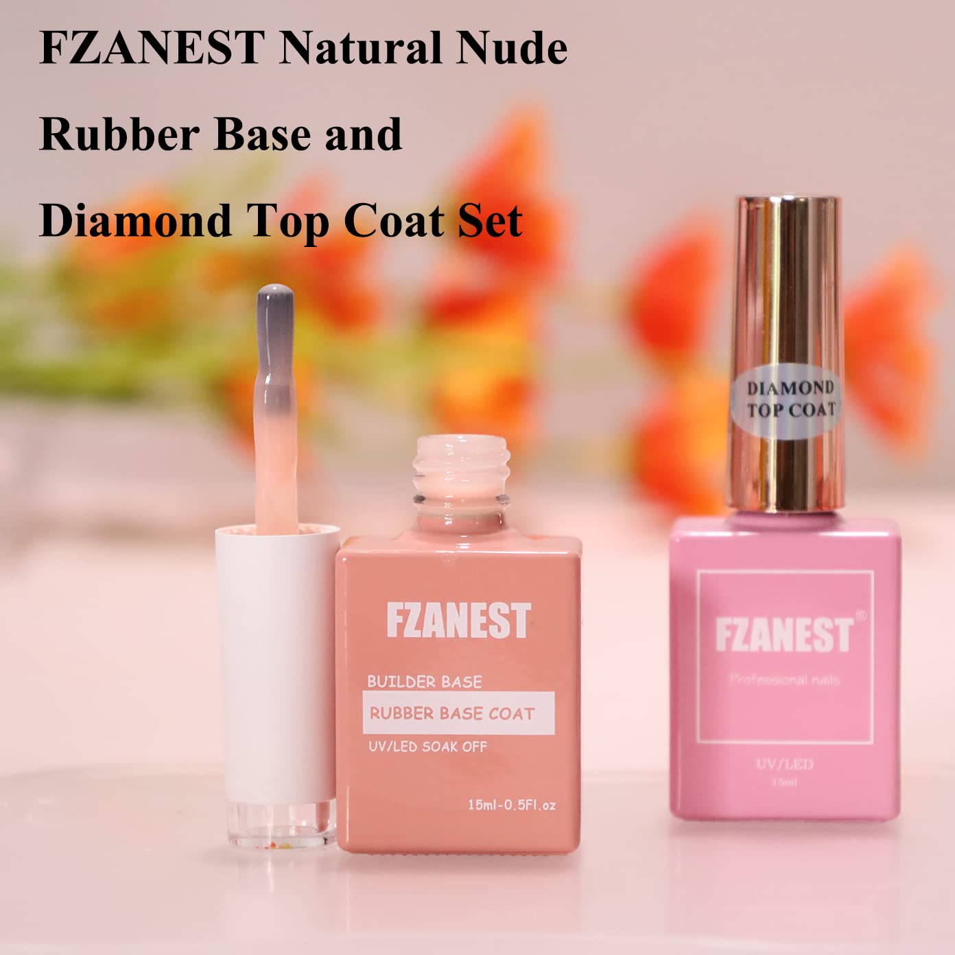FZANEST Vernis finition diamant miroir offre brillance durable sur ongles.