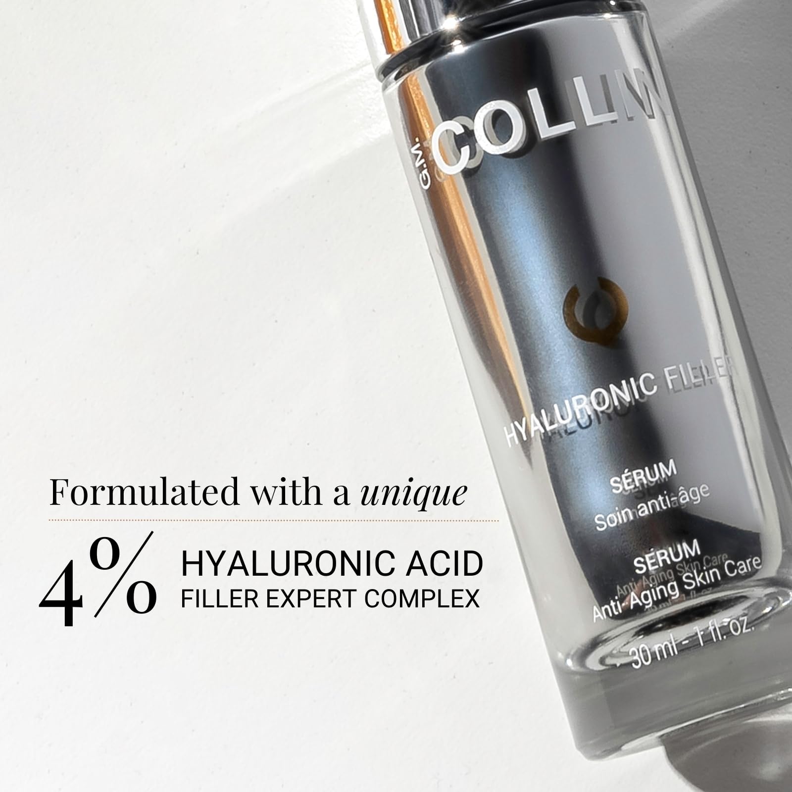 Sérum Hyaluronique Fillant G.M. COLLIN – peau hydratée et plus souple.