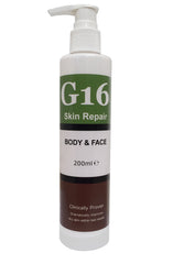 G16 Lotion – crème réparatrice pour peau sèche, hydrate en profondeur et apaise les zones sèches