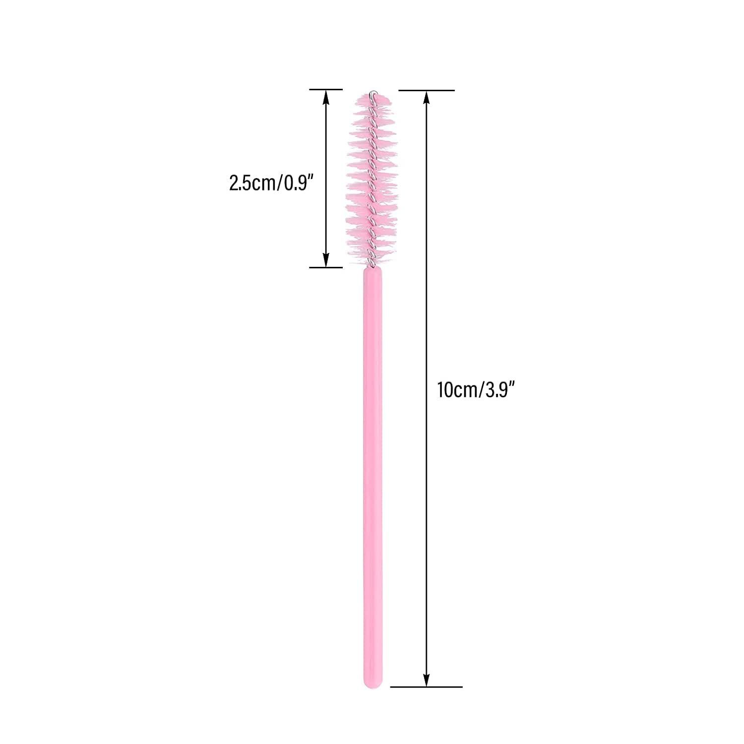 Applicateur-mascara rouleau ajustable G2PLUS rose, idéal pour maquiller les cils avec précision.