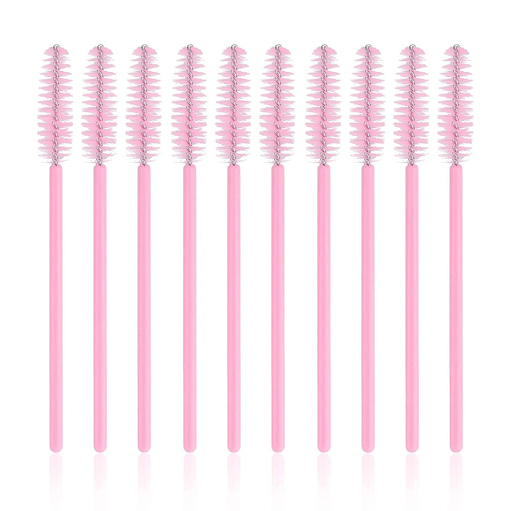 Brosse cils flexible pliante G2PLUS rose, s’adapte à votre routine maquillage.