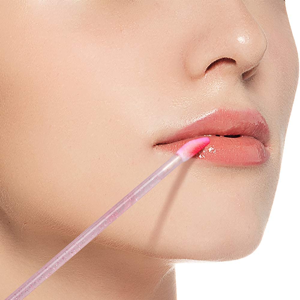 G2PLUS ensemble 300 pinceaux Lèvres rose économique pour l'usage quotidien.