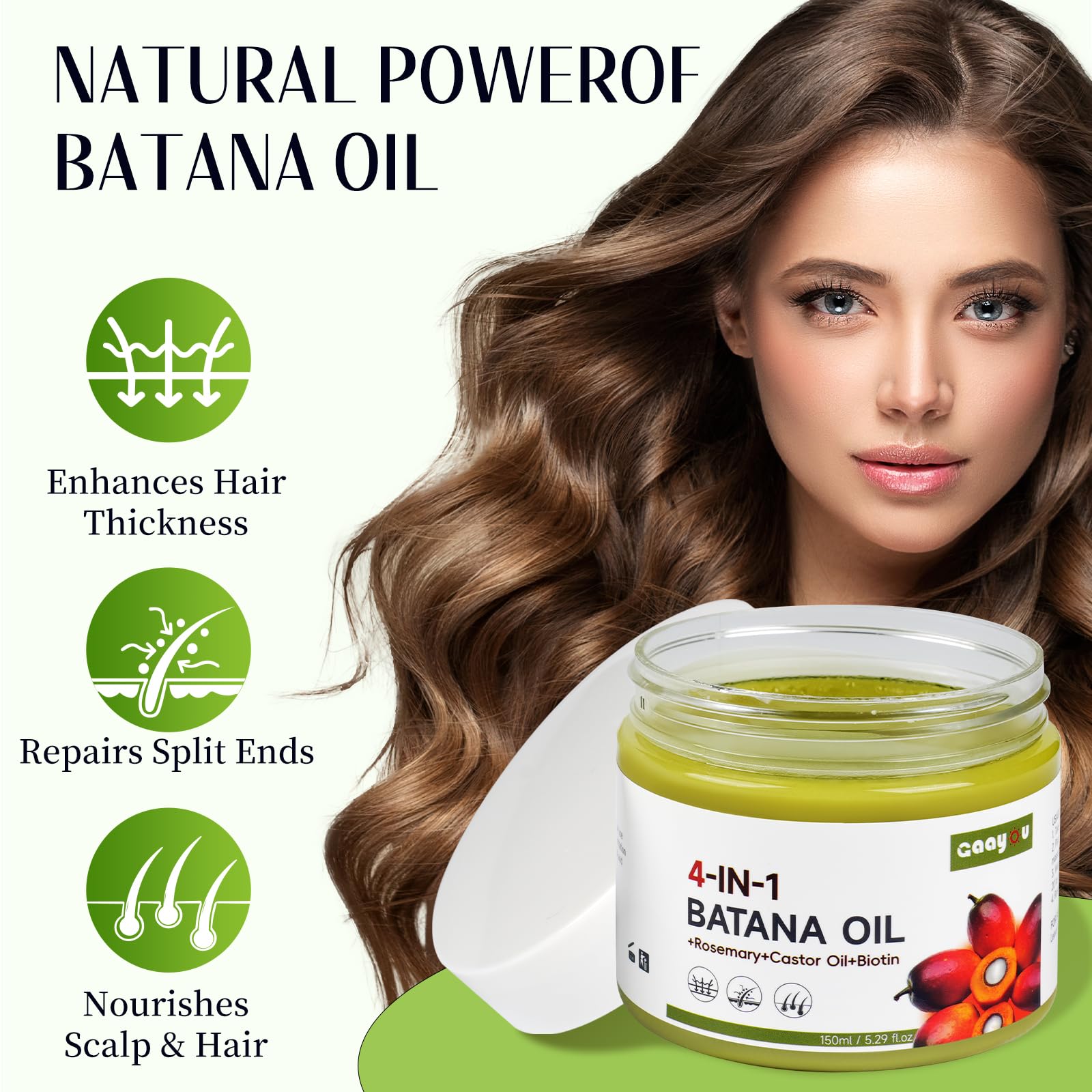 Gaayou Batana, cheveux revitalisés et vitalisés grâce à cette routine.