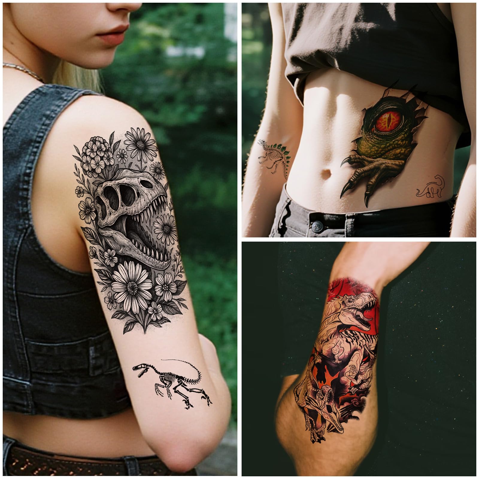 Gabizafia tatouage raptor griffes – allure aventureuse pour cosplay