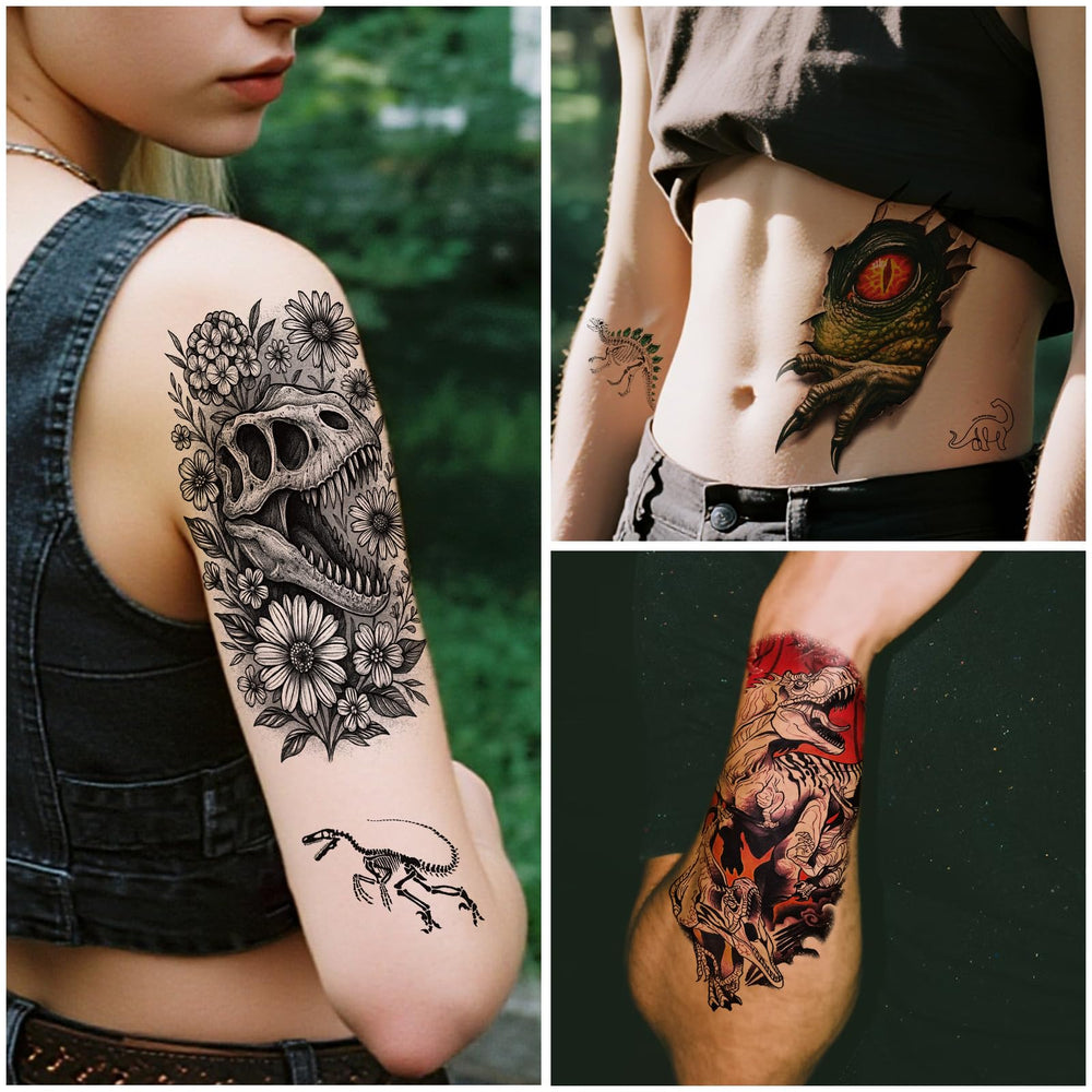Gabizafia tatouage raptor griffes – allure aventureuse pour cosplay