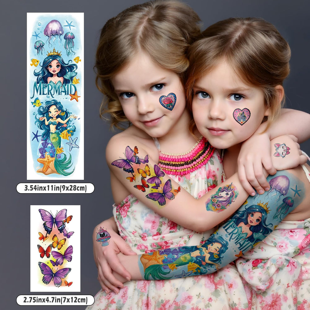 Gabizafia tatouages enfants fusées : faciles à retirer avec huile bébé.