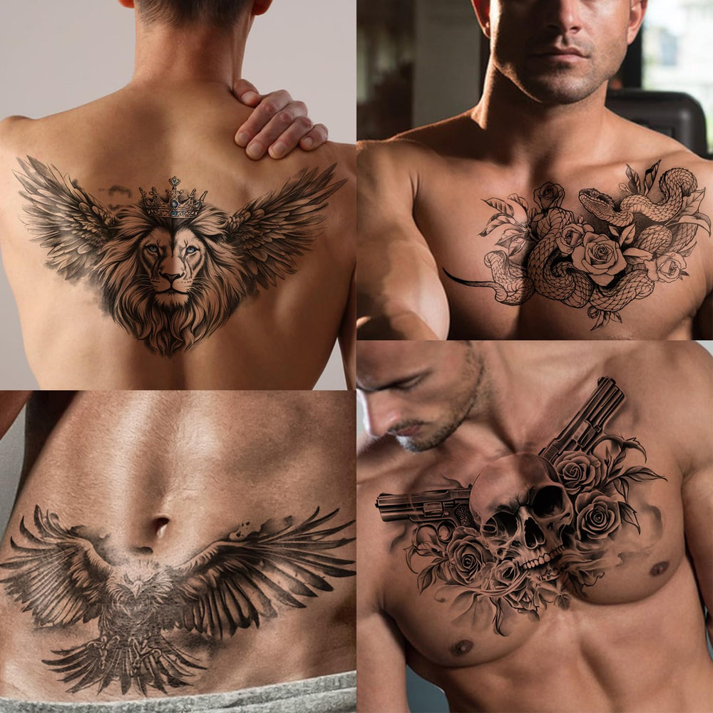 Tatouage abdomen et taille Gabizafia, masque temporaire d'imperfections.