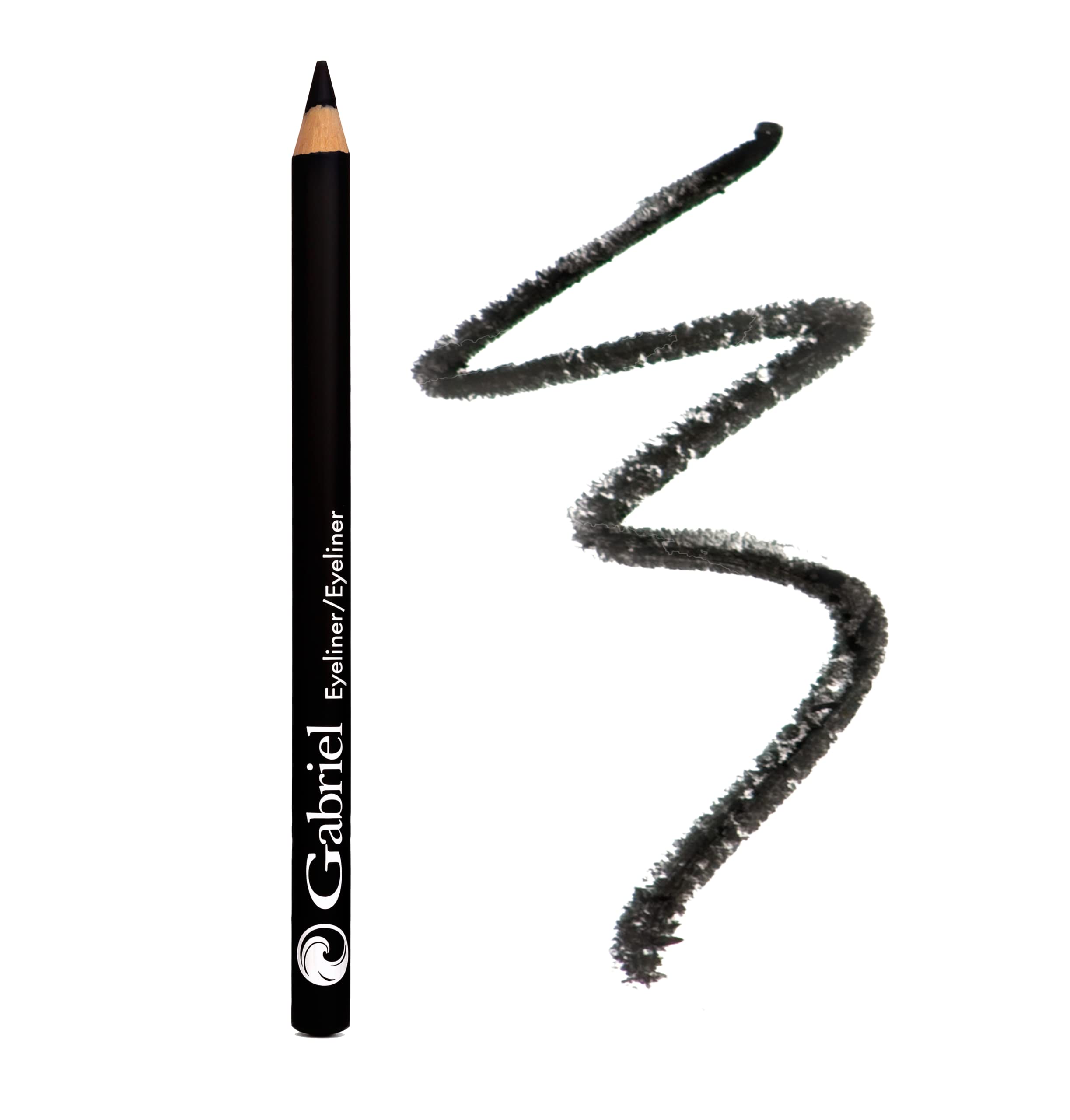 Gabriel Cosmetics Classic Eyeliner noir, application fluide et précise pour un regard net.