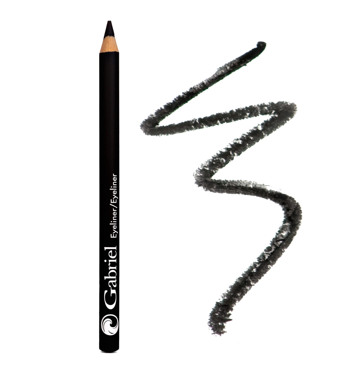 Gabriel Cosmetics Classic Eyeliner noir, application fluide et précise pour un regard net.