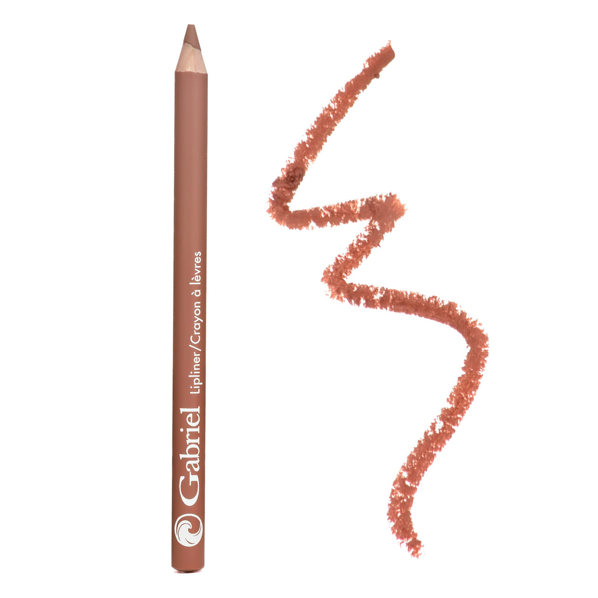 Gabriel Cosmetics Crayon contour des lèvres Nutmeg, emballage élégant et certifié végane.