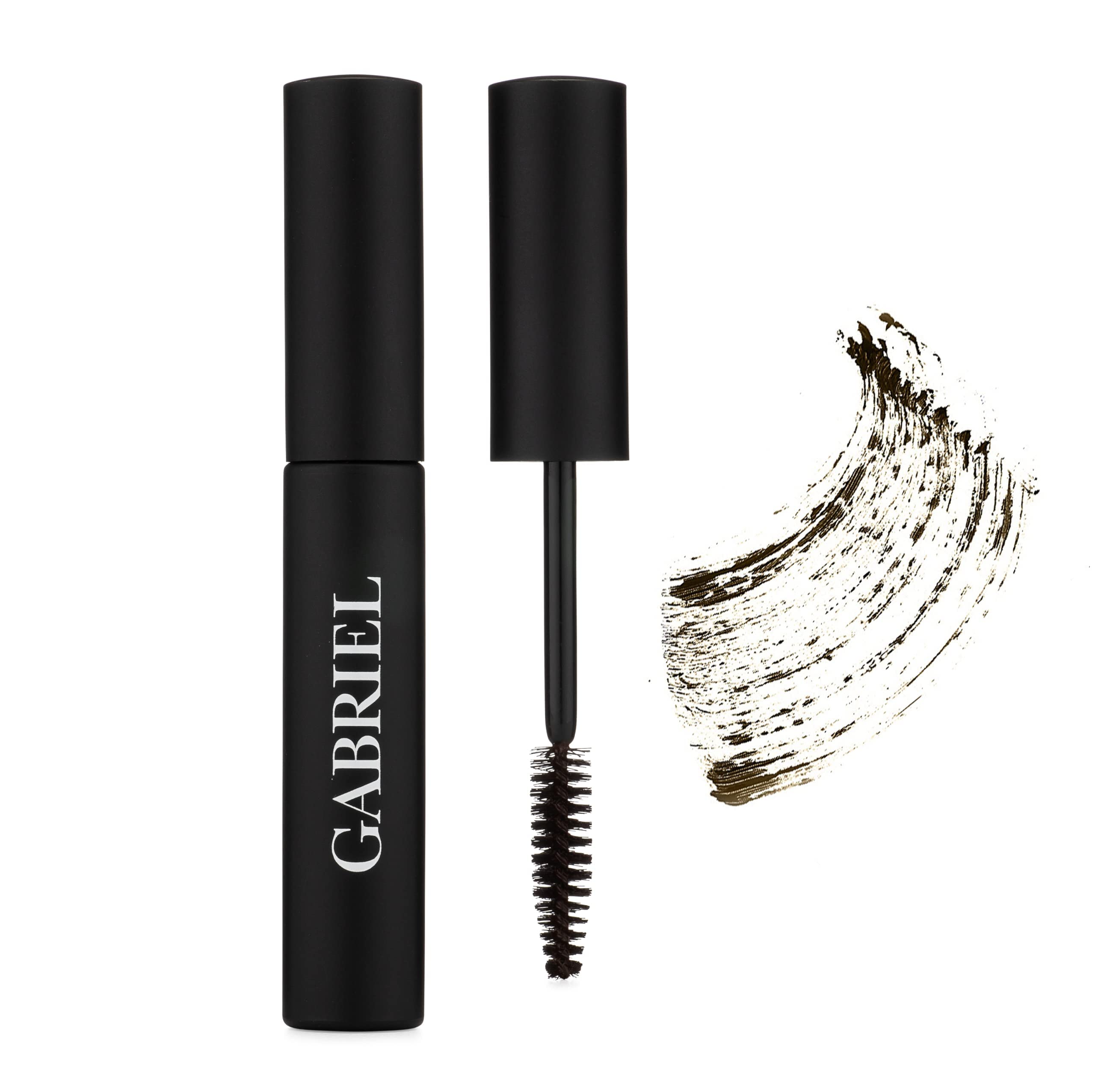 Gabriel Cosmetics Mascara Noir Brun – sans bavures et tenue longue durée.