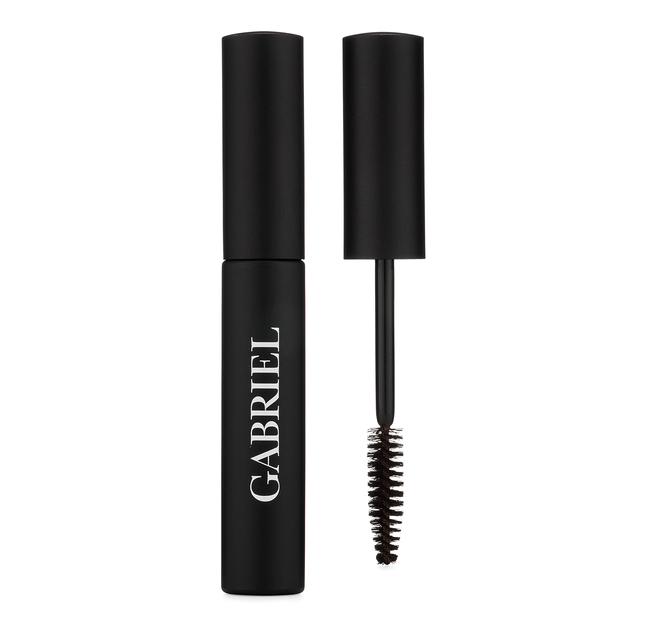 Gabriel Cosmetics Mascara Noir Brun – volume sans paquets pour des cils définis.