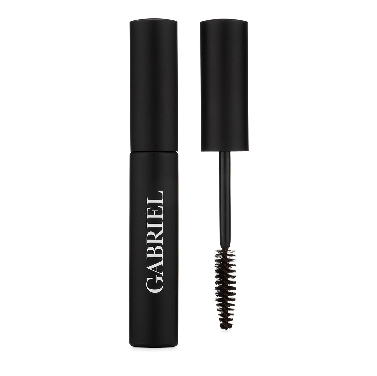 Gabriel Cosmetics Mascara Noir Brun – volume sans paquets pour des cils définis.