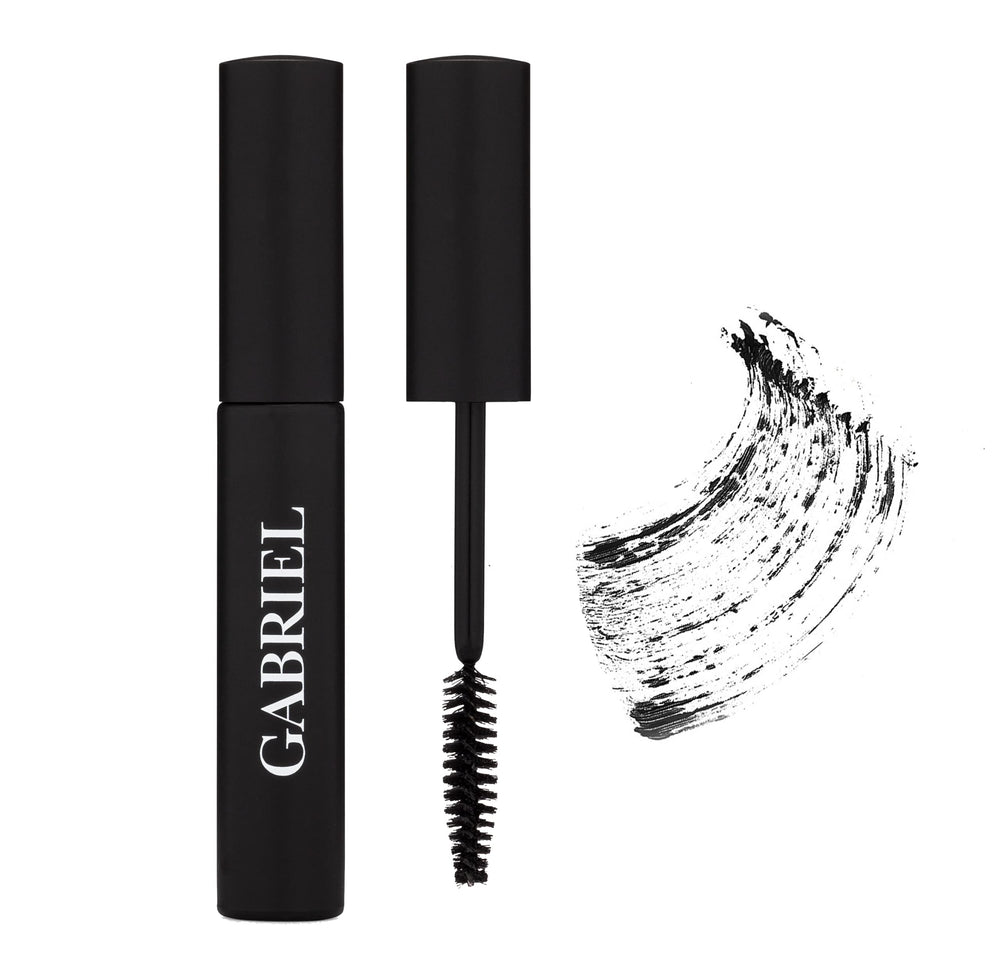 Mascara Noir Gabriel, tenue longue pour un regard sans bavures.