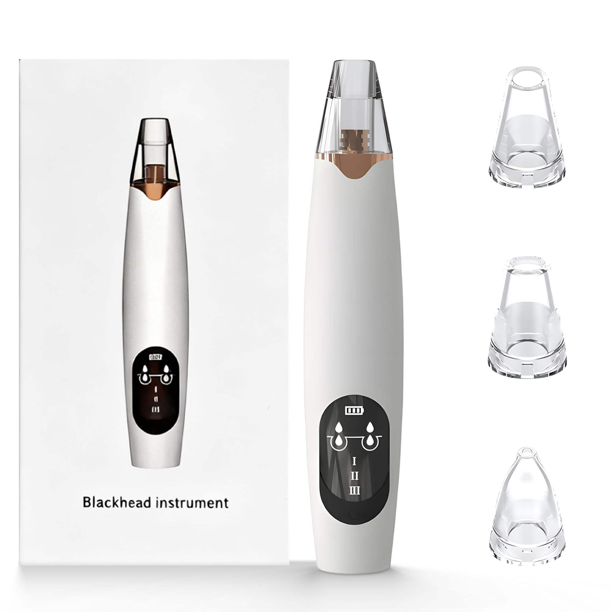 Gacavks extracteur de pores visage, aspiration ciblée pour peau plus nette.