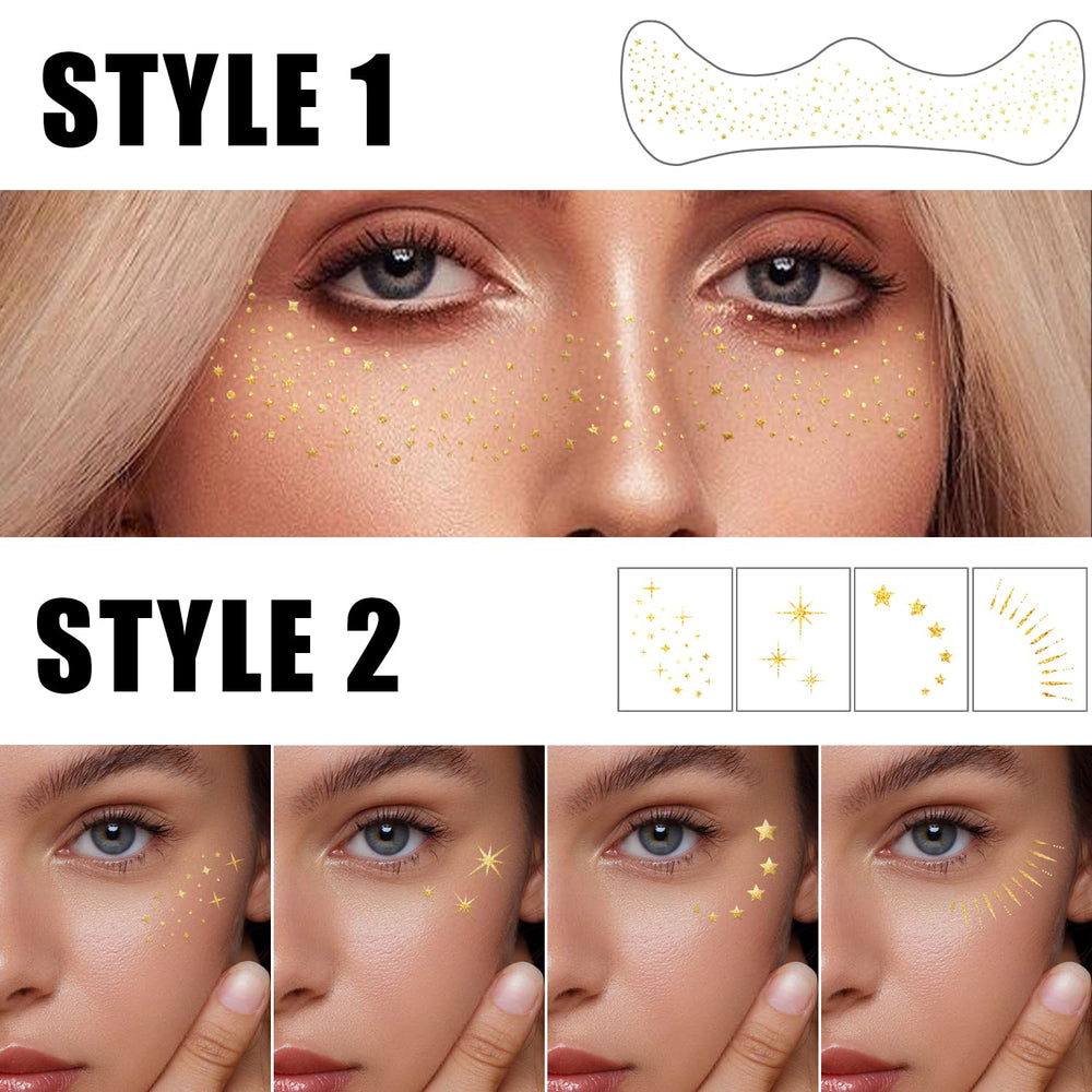 GADMLURY accessoires maquillage or ajoute une touche scintillante pour festivals et fetes
