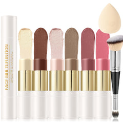 GADMLURY bâton contour 6 couleurs pour sculpter les pommettes.