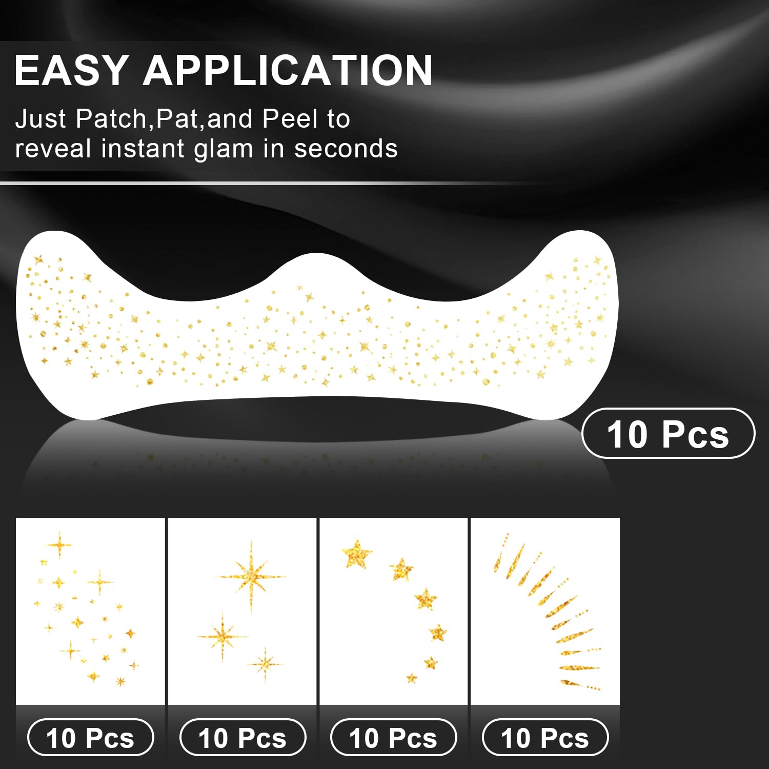 GADMLURY brillance visage 20pcs promet une allure festive et lumineuse