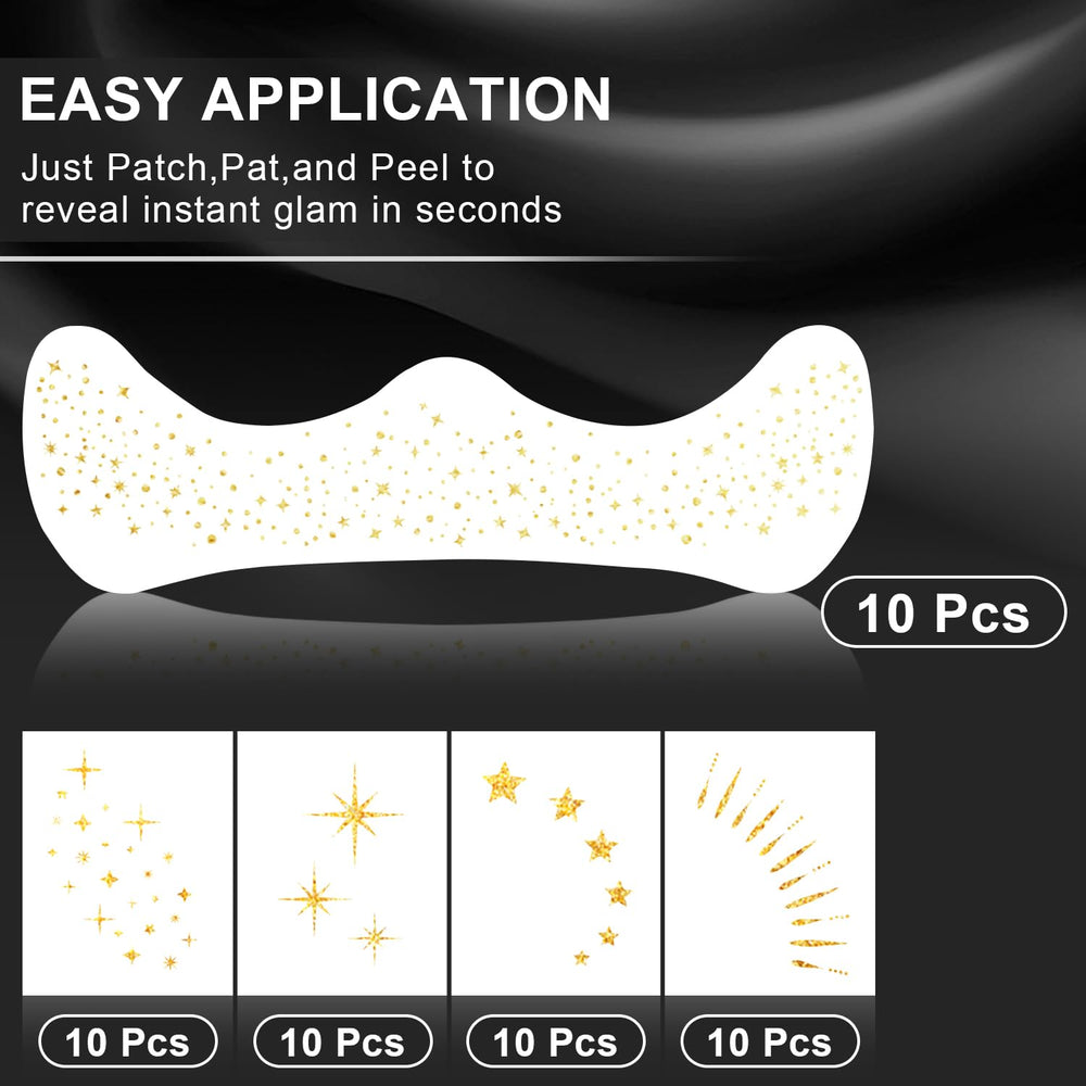 GADMLURY brillance visage 20pcs promet une allure festive et lumineuse
